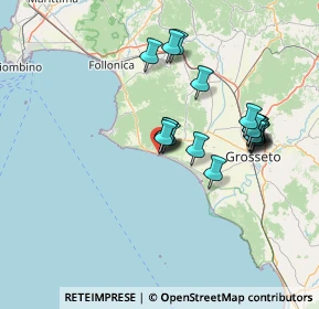 Mappa Corso della Libertà, 58043 Castiglione della Pescaia GR, Italia (13.543)