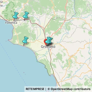 Mappa Via Roccastrada, 58100 Grosseto GR, Italia (44.52)
