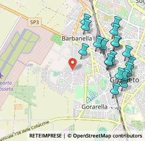 Mappa Via Roccastrada, 58100 Grosseto GR, Italia (1.22)