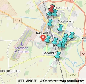 Mappa Via Roccastrada, 58100 Grosseto GR, Italia (1.90286)