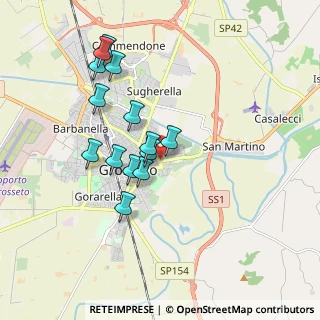 Mappa Via Legnano, 58100 Grosseto GR, Italia (1.715)