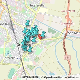 Mappa Via Legnano, 58100 Grosseto GR, Italia (0.742)