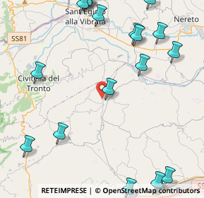 Mappa C.da Marrocchi, 64012 Sant'Onofrio TE, Italia (6.4125)