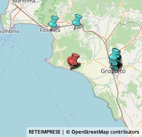 Mappa Via Monte Bianco, 58043 Castiglione della Pescaia GR, Italia (15.231)