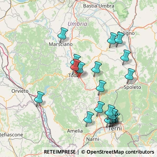 Mappa Via Del Cimitero, 06059 Todi PG, Italia (18.857)