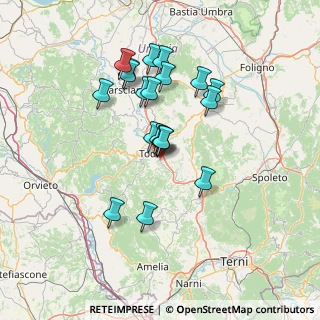 Mappa Via Del Cimitero, 06059 Todi PG, Italia (12.5715)
