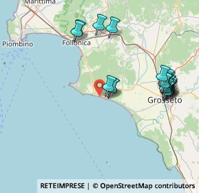 Mappa Via J. F.Kennedy, 58043 Castiglione della Pescaia GR, Italia (17.918)