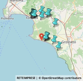 Mappa Via J. F.Kennedy, 58043 Castiglione della Pescaia GR, Italia (14.46)