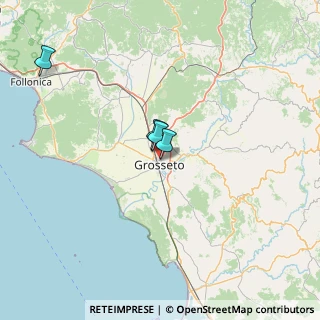 Mappa Via Sardegna, 58100 Grosseto GR, Italia (44.38308)