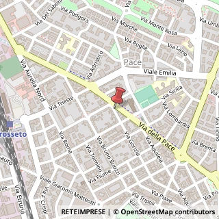 Mappa Via Gorizia, 45, 58100 Grosseto, Grosseto (Toscana)