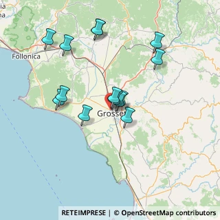 Mappa Via Pancole, 58100 Grosseto GR, Italia (14.19929)