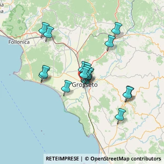 Mappa Via Giacomo Zanella, 58100 Grosseto GR, Italia (11.94722)