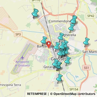 Mappa Via Giacomo Zanella, 58100 Grosseto GR, Italia (2.0545)
