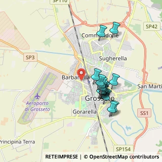 Mappa Via Giacomo Zanella, 58100 Grosseto GR, Italia (1.68625)