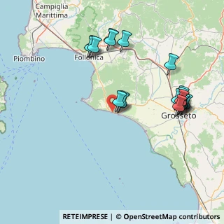 Mappa Viale Giacomo Puccini, 58043 Castiglione della Pescaia GR, Italia (17.6025)