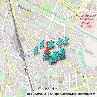 Mappa Via Gorizia, 58100 Grosseto GR, Italia (0.2995)