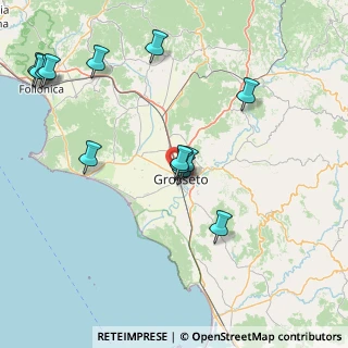 Mappa Via Pian D'Alma, 58100 Grosseto GR, Italia (18.69385)