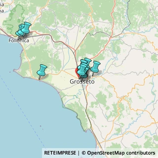Mappa Via Pian D'Alma, 58100 Grosseto GR, Italia (10.98167)