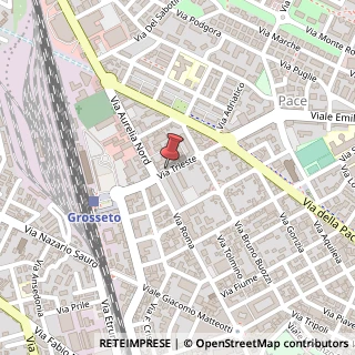 Mappa Via Trieste, 22, 58100 Grosseto, Grosseto (Toscana)