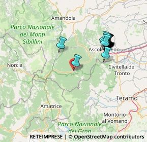 Mappa Vicolo della Fortezza, 63095 Acquasanta Terme AP, Italia (15.2425)