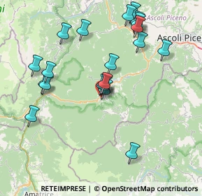 Mappa Vicolo della Fortezza, 63095 Acquasanta Terme AP, Italia (8.44)