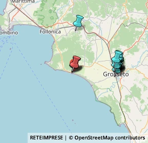 Mappa Via Orsa Minore, 58043 Castiglione della Pescaia GR, Italia (14.568)