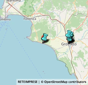 Mappa Via Orsa Minore, 58043 Castiglione della Pescaia GR, Italia (13.745)