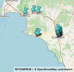 Mappa Via Orsa Minore, 58043 Castiglione della Pescaia GR, Italia (15.694)