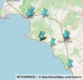 Mappa Via Orsa Minore, 58043 Castiglione della Pescaia GR, Italia (14.69667)