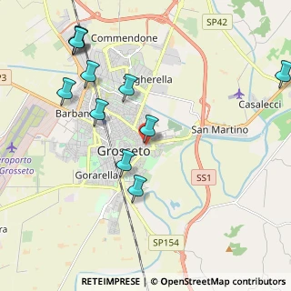 Mappa Via Alessandro Scarlatti, 58100 Grosseto GR, Italia (2.44364)