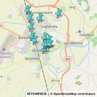Mappa Via Alessandro Scarlatti, 58100 Grosseto GR, Italia (1.57308)