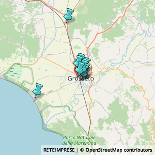 Mappa Via Vetulonia, 58100 Grosseto GR, Italia (2.96333)
