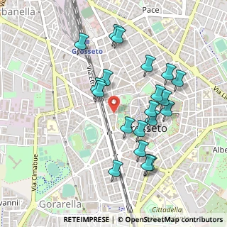 Mappa Viale Alessandro Manetti, 58100 Grosseto GR, Italia (0.4865)