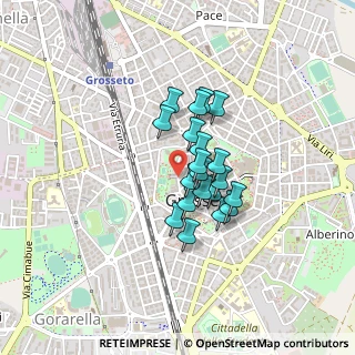 Mappa Via de Calboli, 58100 Grosseto GR, Italia (0.2915)