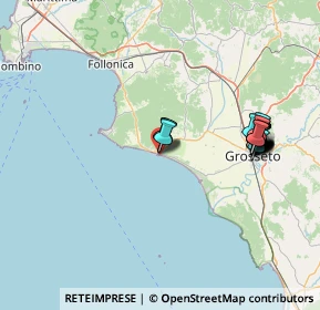 Mappa Via del Maestrale, 58043 Castiglione della Pescaia GR, Italia (15.919)