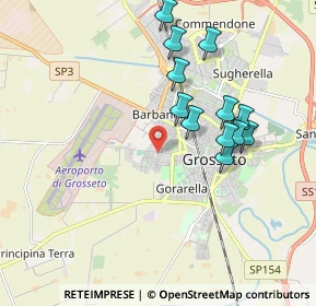 Mappa Via Civitella Paganico, 58100 Grosseto GR, Italia (1.86417)