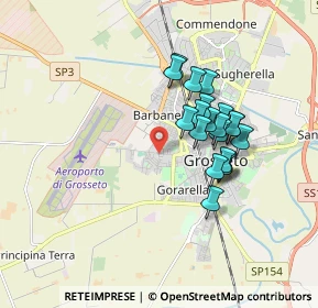 Mappa Via Civitella Paganico, 58100 Grosseto GR, Italia (1.4995)