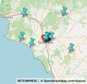 Mappa Via Civitella Paganico, 58100 Grosseto GR, Italia (9.0975)