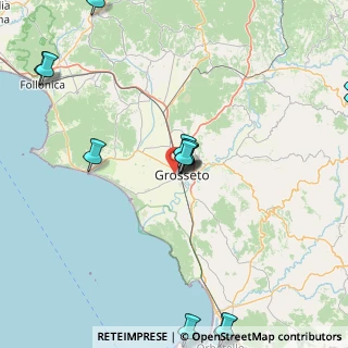 Mappa Via Civitella Paganico, 58100 Grosseto GR, Italia (22.45214)