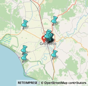 Mappa Via Civitella Paganico, 58100 Grosseto GR, Italia (3.82067)