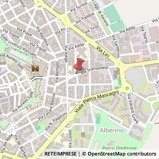 Mappa Via Tagliamento, 11, 58100 Grosseto, Grosseto (Toscana)