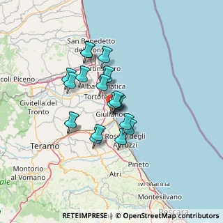 Mappa Via Luigi Galvani, 64021 Giulianova TE, Italia (10.4885)