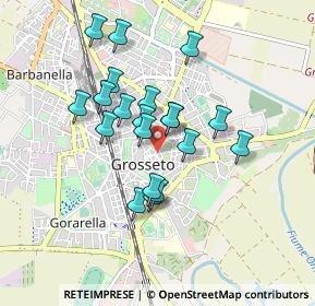 Mappa Strada Corsini, 58100 Grosseto GR, Italia (0.7615)