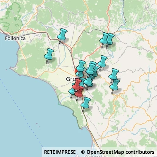 Mappa Strada Corsini, 58100 Grosseto GR, Italia (10.0515)