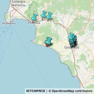 Mappa Lungomare di Levante, 58043 Castiglione della Pescaia GR, Italia (16.0765)