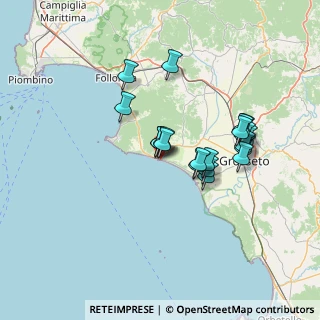 Mappa Lungomare di Levante, 58043 Castiglione della Pescaia GR, Italia (12.2)