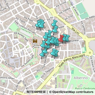 Mappa Piazza Ponchielli, 58100 Grosseto GR, Italia (0.134)