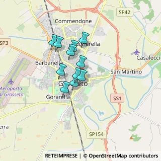 Mappa Via Lia Benesperi, 58100 Grosseto GR, Italia (1.22818)