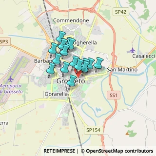 Mappa Via Lia Benesperi, 58100 Grosseto GR, Italia (1.17059)