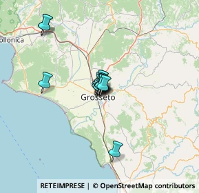 Mappa Via Tagliamento, 58100 Grosseto GR, Italia (7.53786)
